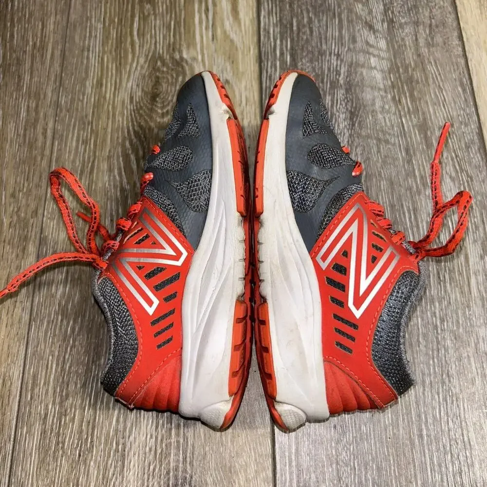 New Balance Vazee Rush Sneaker Shoes Kids Youth US Size 11.5 Red Gray KJRUSGOP